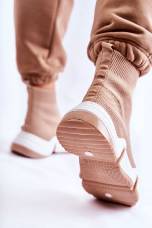 Chaussures de sport beiges Morris