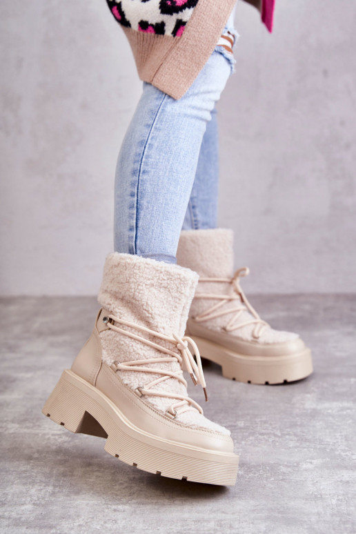 Bottes de neige bottes de sable avec réchauffement Sanna
