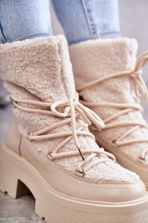 Bottes de neige bottes de sable avec réchauffement Sanna