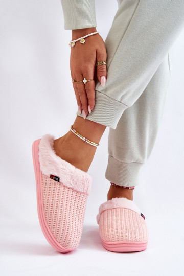 Damen-Flip-Flops mit Fell...
