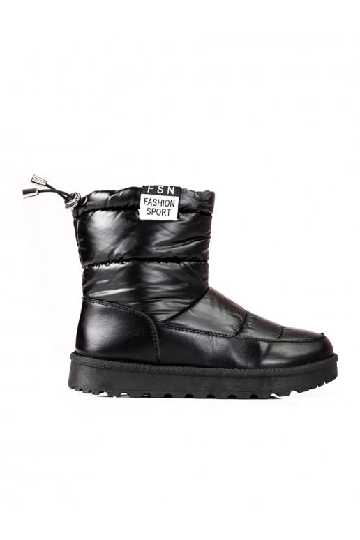 Dames snowboots in de zwarte kleur...