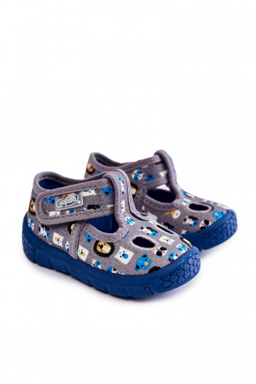 Schoenen/pantoffels Befado grijze kleur 2