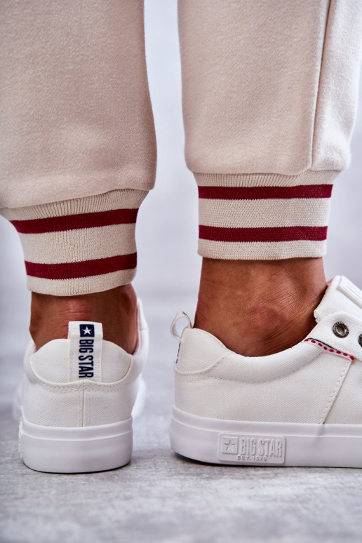 vrijetijdsschoenen Big Star witte kleur