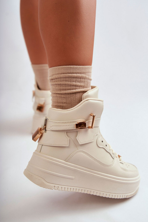 Beheizte Sportschuhe beige Lexa Beheizte Sportschuhe beige Lexa