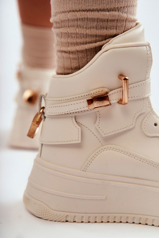 Beheizte Sportschuhe beige Lexa Beheizte Sportschuhe beige Lexa