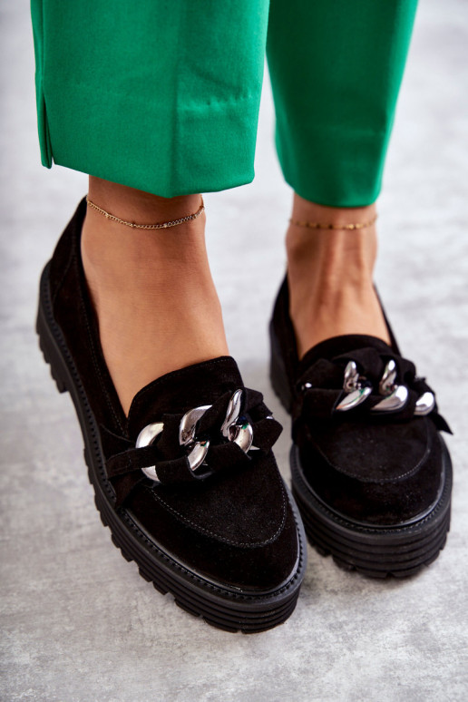 Chaussures noires en daim Laura Messi Chaussures noires en daim Laura Messi