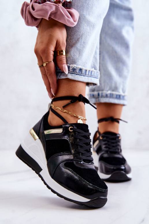 Zwart - witte sportschoenen Rayana... Zwart - witte sportschoenen Rayana...