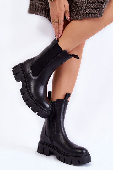 Bottines épaisses à...