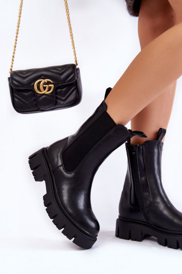 Klobige Stiefel mit Plateau... 2