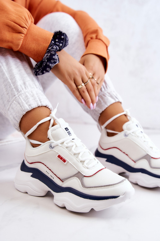 Witte vrijetijds-sportschoenen Big Star