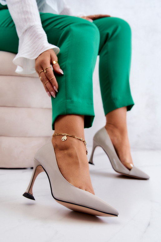 Talons hauts gris Tamira pour femme