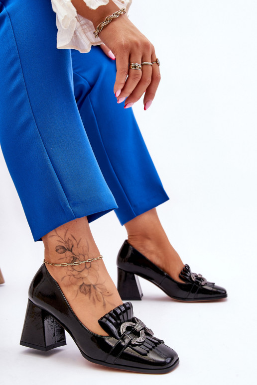 Chaussures à talons noires classiques Mercy