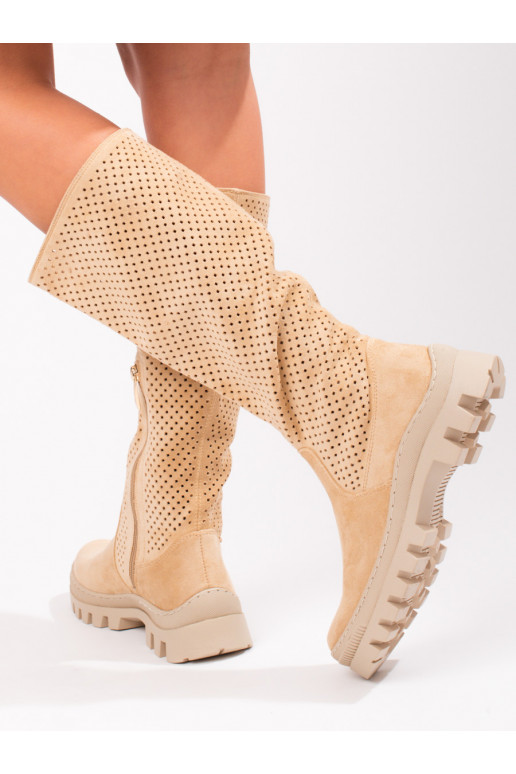 Chaussures longues pour femme Potocki couleur beige