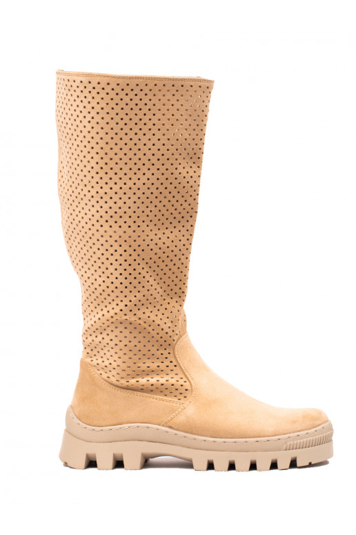 Chaussures longues pour femme Potocki couleur beige