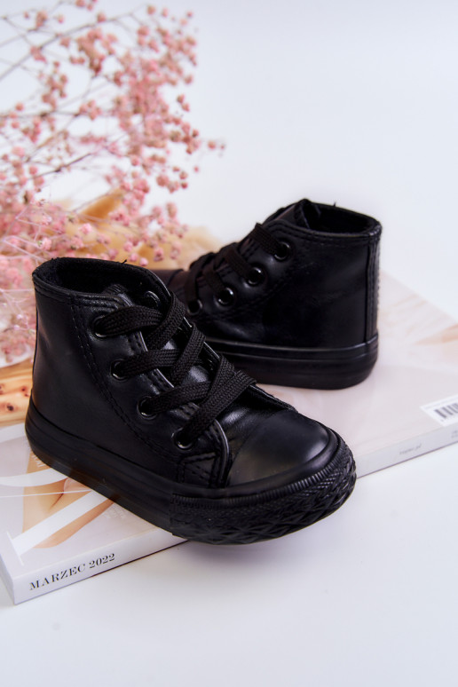Chaussures de loisirs noires pour enfants Marney