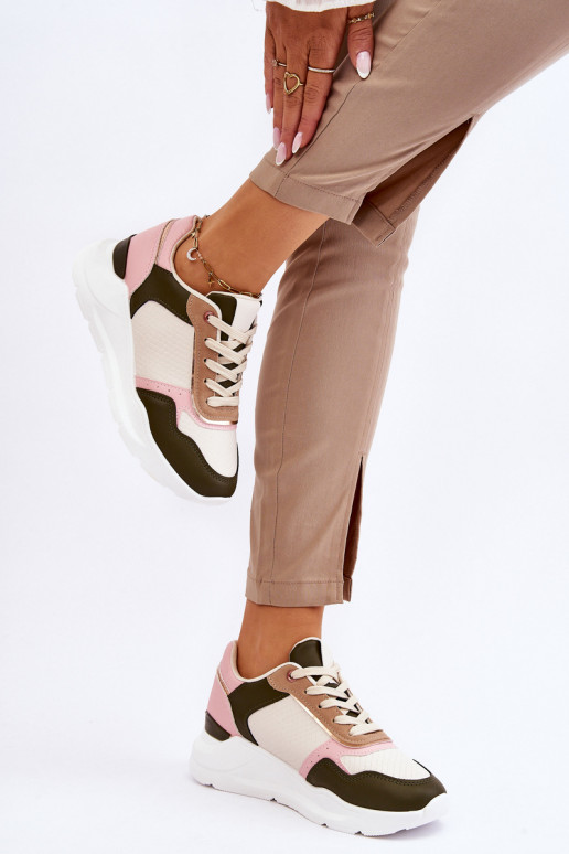 Sable - chaussures de sport roses... Sable - chaussures de sport roses...