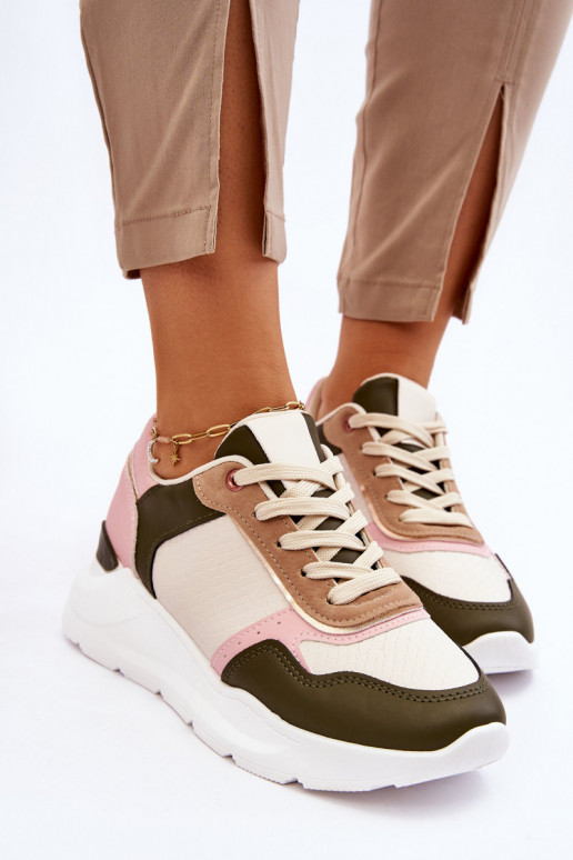Sable - chaussures de sport roses... Sable - chaussures de sport roses...