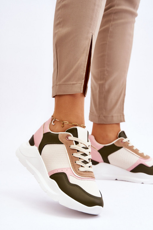 Sable - chaussures de sport roses... Sable - chaussures de sport roses...