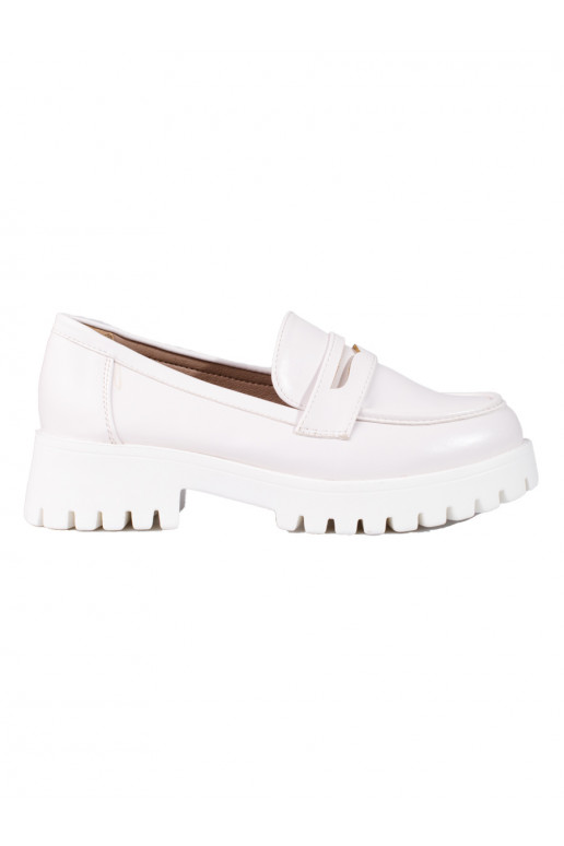 Witte damesschoenen Shelovet met plateau Witte damesschoenen Shelovet met plateau