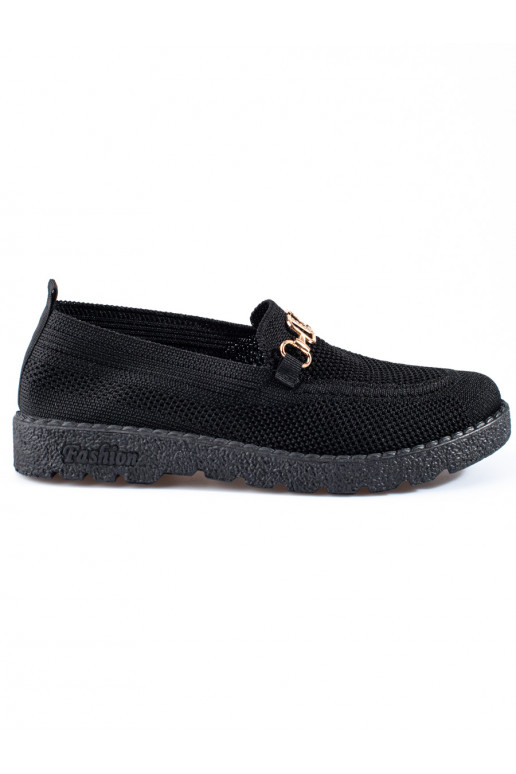 Shelovet zwarte textielmocassins voor... Shelovet zwarte textielmocassins voor...