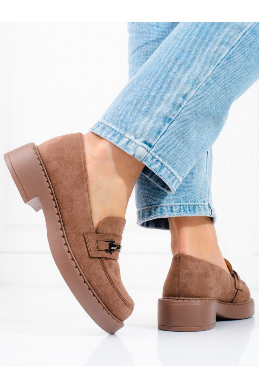 Mocassins marron Potocki avec plateforme