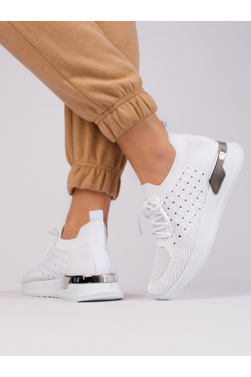 Chaussures textiles blanches Shelovet 2