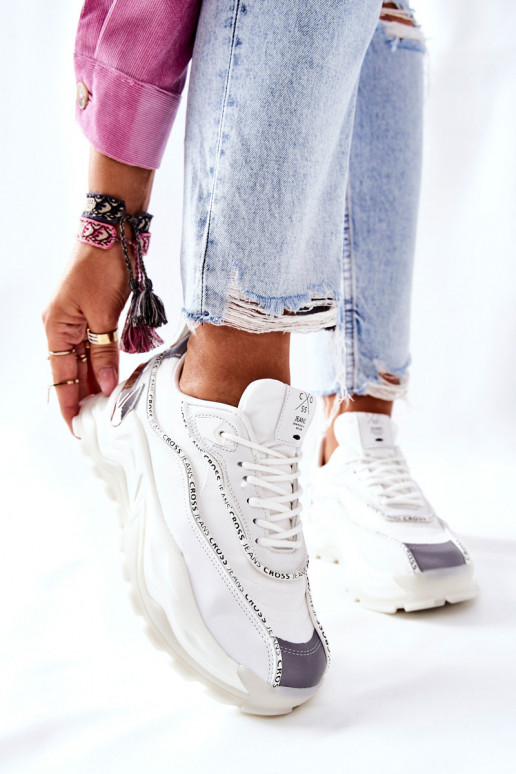 Chaussures style sport Cross Jeans II2R4017C couleur blanc