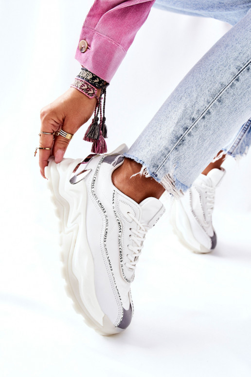 Chaussures style sport Cross Jeans II2R4017C couleur blanc