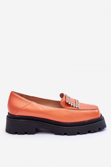 Mocassins couleur orange...