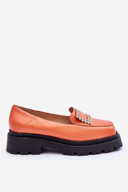 Mocassins couleur orange Agathe
