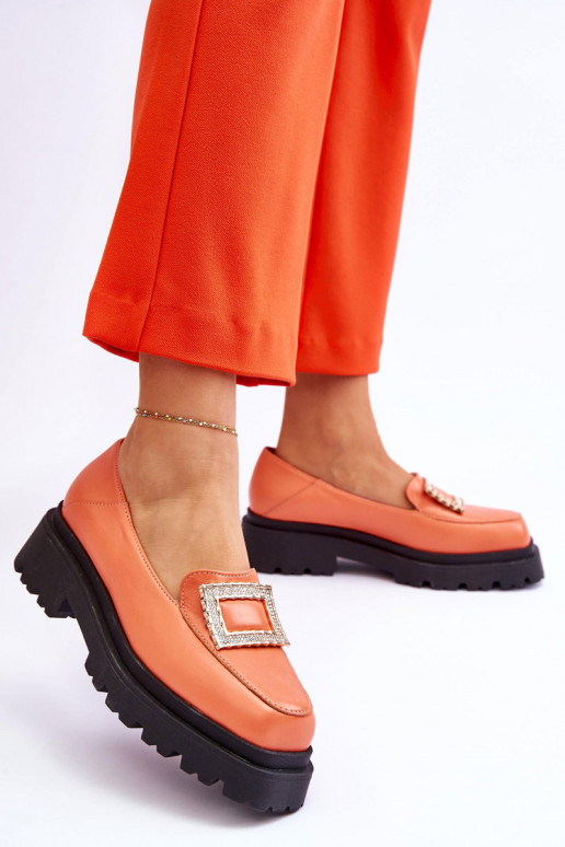 Mocassins couleur orange Agathe