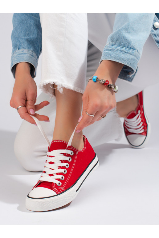 Casual schoenen in rode kleur Shelovet Casual schoenen in rode kleur Shelovet