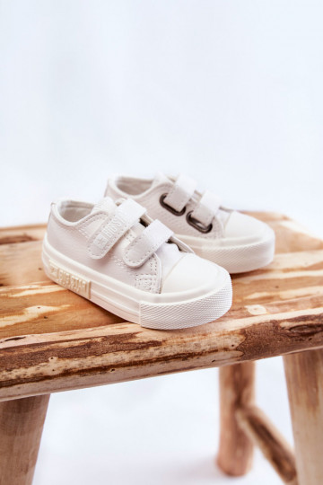 Chaussures de loisirs enfant blanches BIG STAR à fermetures adhésives 2