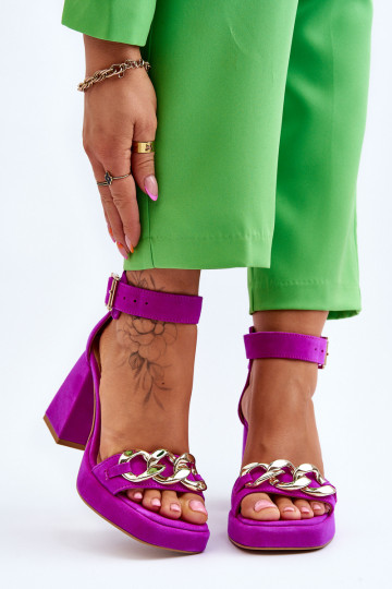 Elegante suède sandalen...