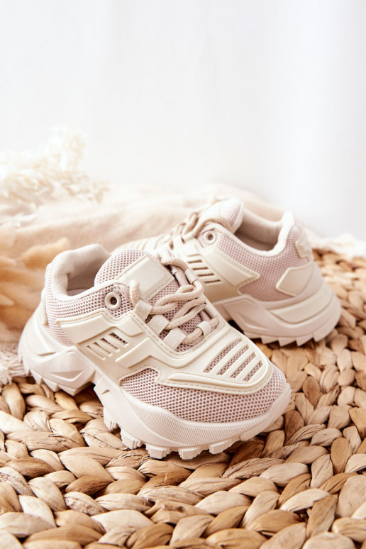 Baskets enfant Freak Out couleur sable clair