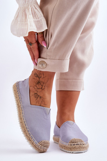 Hellblaue Espadrilles Big Star