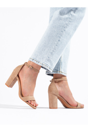 Wildledersandalen mit...