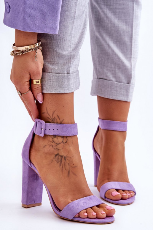 Talons hauts en daim violet Jacqueline Talons hauts en daim violet Jacqueline