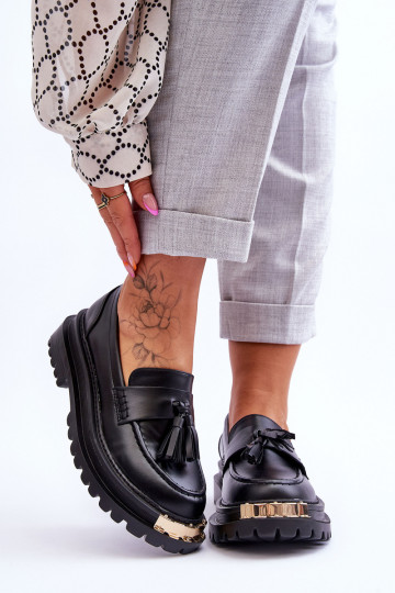 Mocassins met franjes in de...