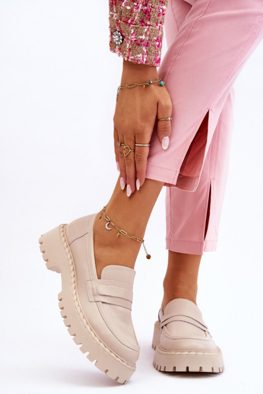 Mocassins beiges Big Star