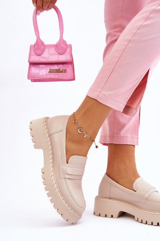 Mocassins beiges Big Star