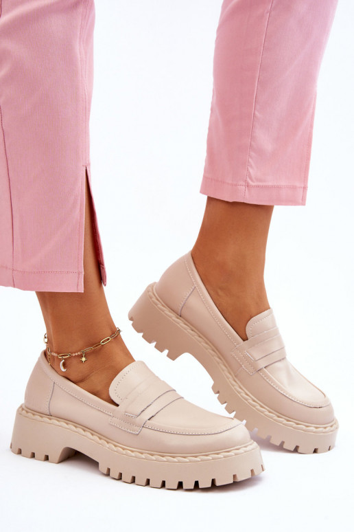 Mocassins beiges Big Star Mocassins beiges Big Star