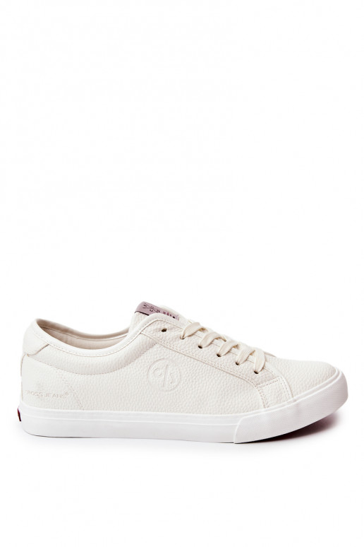 Chaussures décontractées pour hommes en Cross Jeans blanc