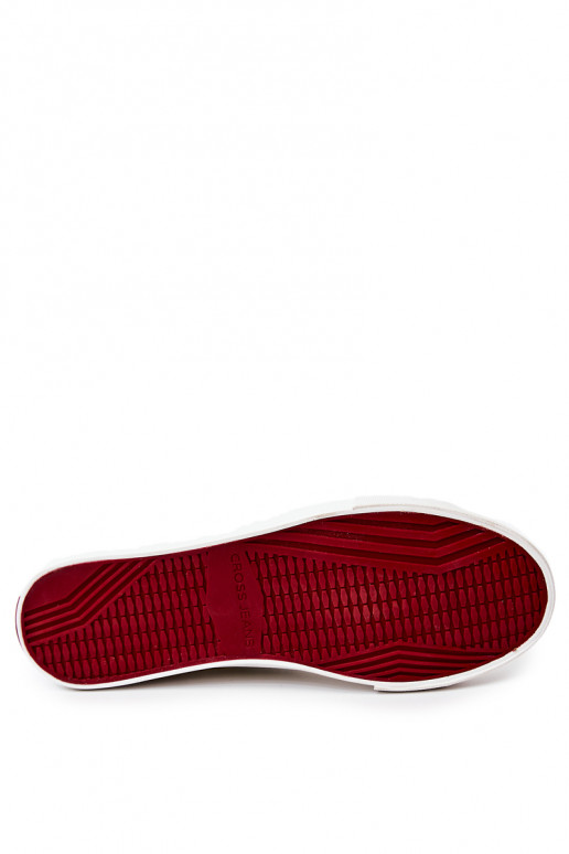 Chaussures décontractées pour hommes en Cross Jeans blanc