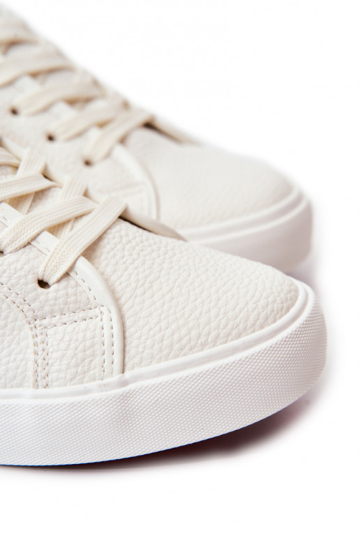Chaussures décontractées pour hommes en Cross Jeans blanc