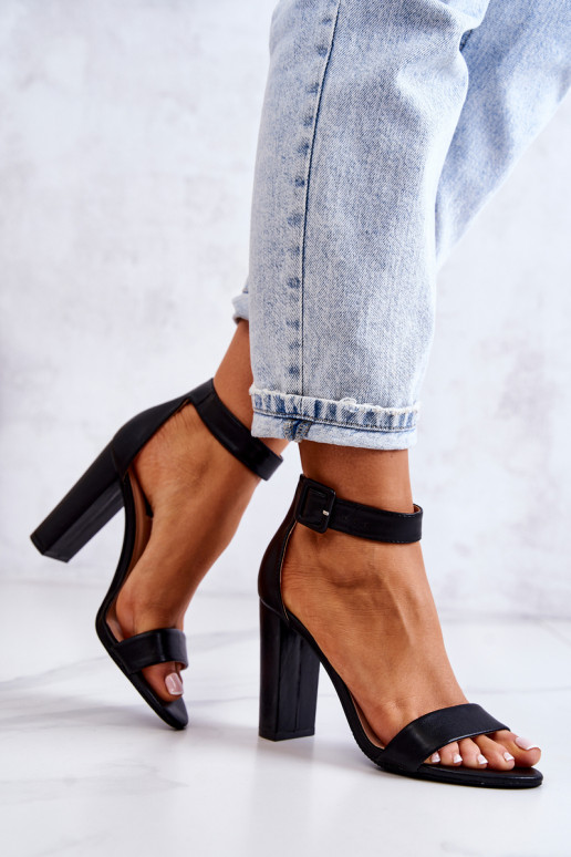 Chaussures à talons noires Georgina