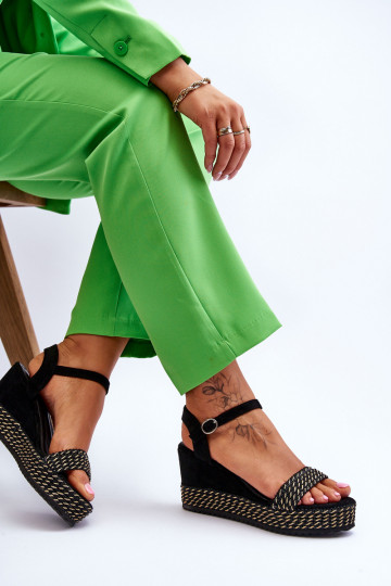 Plateausandalen van het... 2