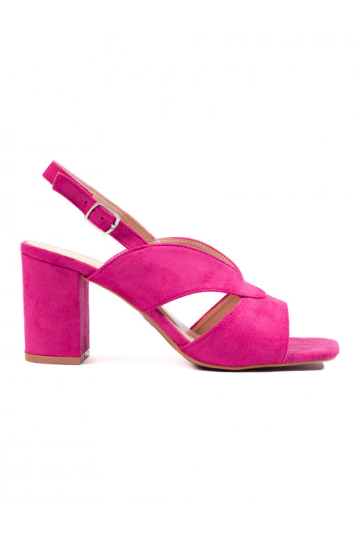 Sandales rose vif Vinceza