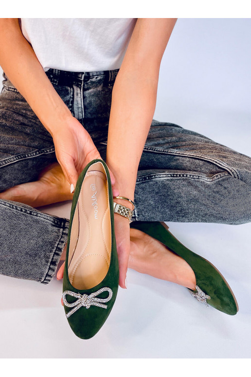 Ballerines à devant en amande de...