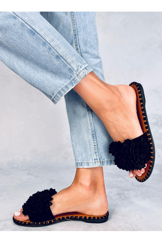 Damenhausschuhe PRIMA BLACK